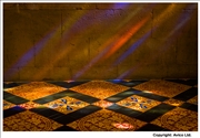 Wells stained glass shadows 